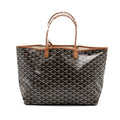 goyard-saint-louis-pm-tote-canvas-black-brown-shw