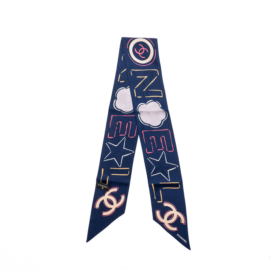 chanel-cc-logo-with-flower-print-large-twilly-navy-multicolour