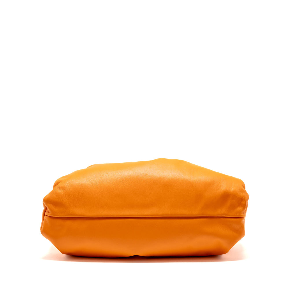bottega-veneta-shoulder-pouch-calfskin-orange-ghw