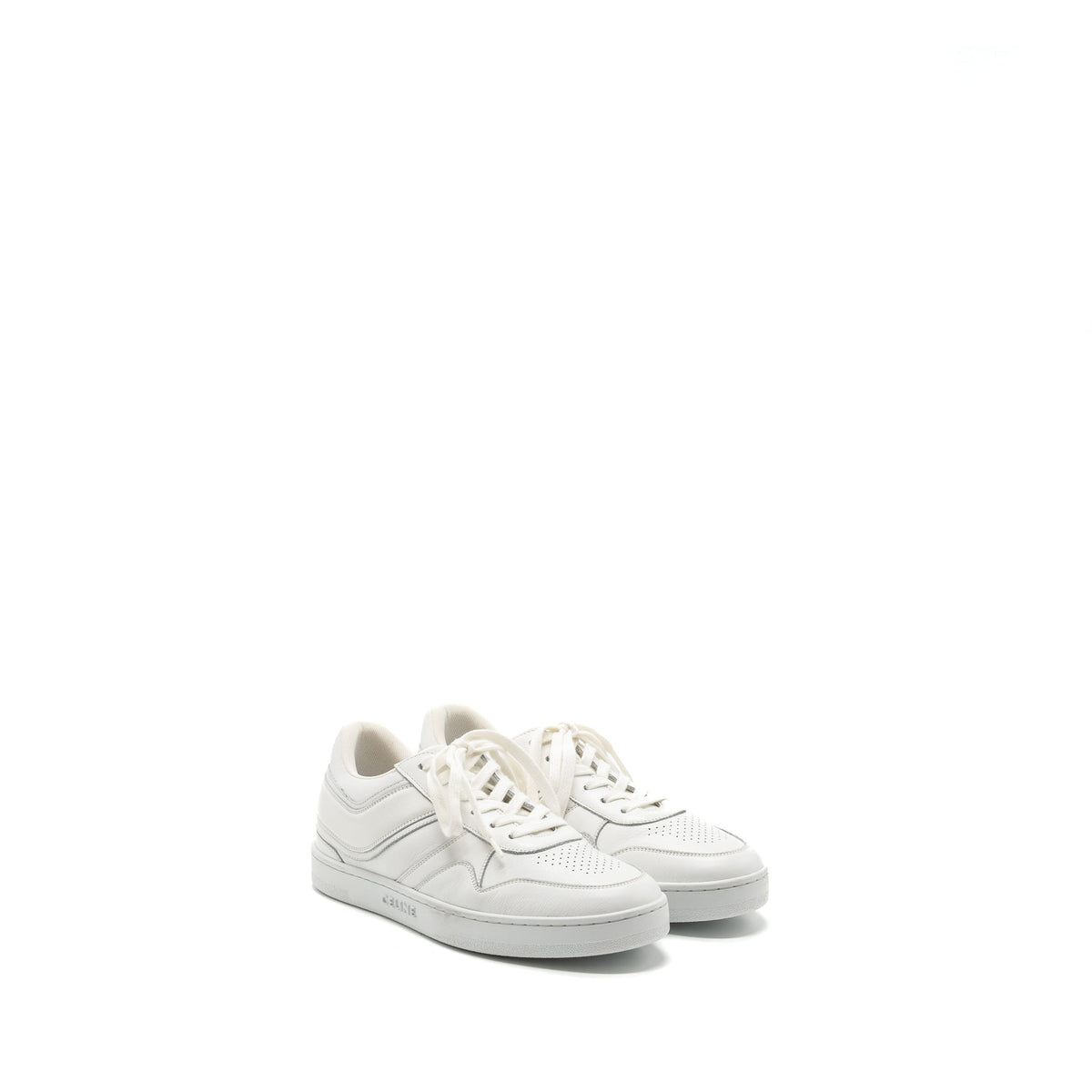 celine-size-40-low-lace-up-sneakers-white
