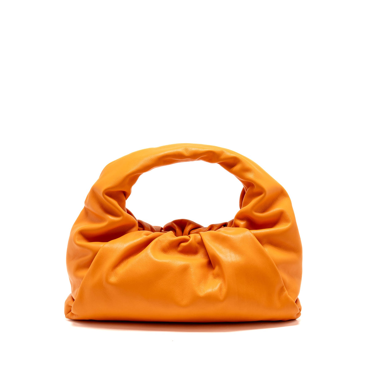 bottega-veneta-shoulder-pouch-calfskin-orange-ghw
