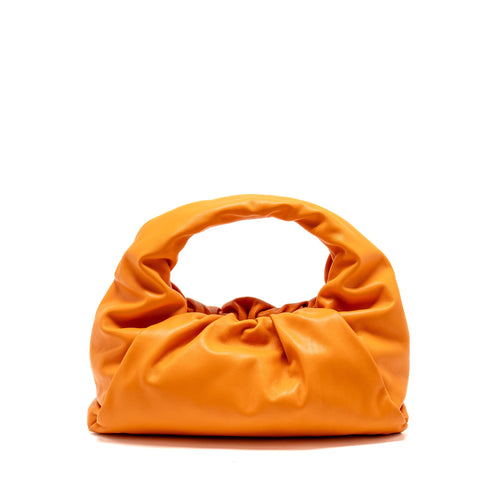 bottega-veneta-shoulder-pouch-calfskin-orange-ghw
