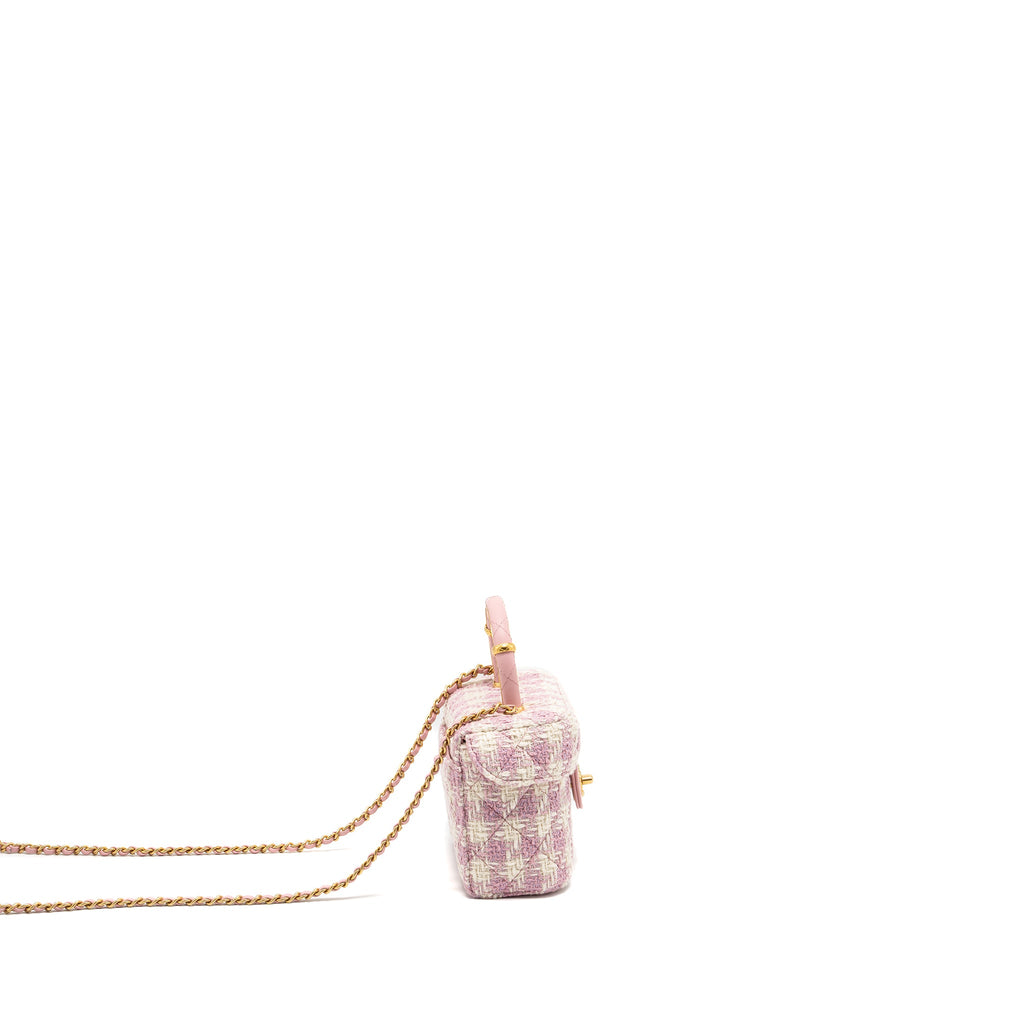 chanel-top-handle-vanity-bag-with-chain-tweed-pink-ghw