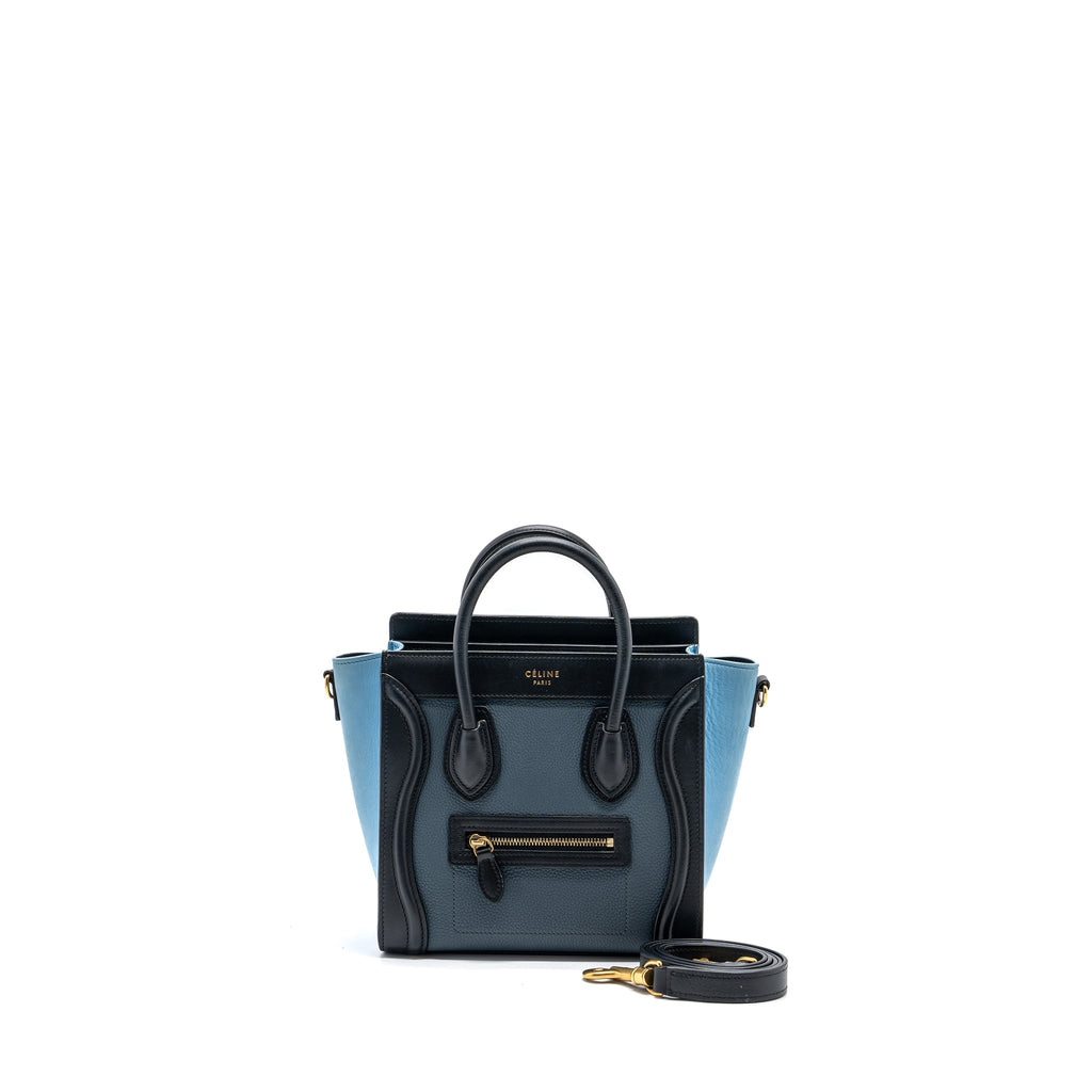 celine-nano-luggage-bag-multi-colour-blue-dark-blue-black-ghw