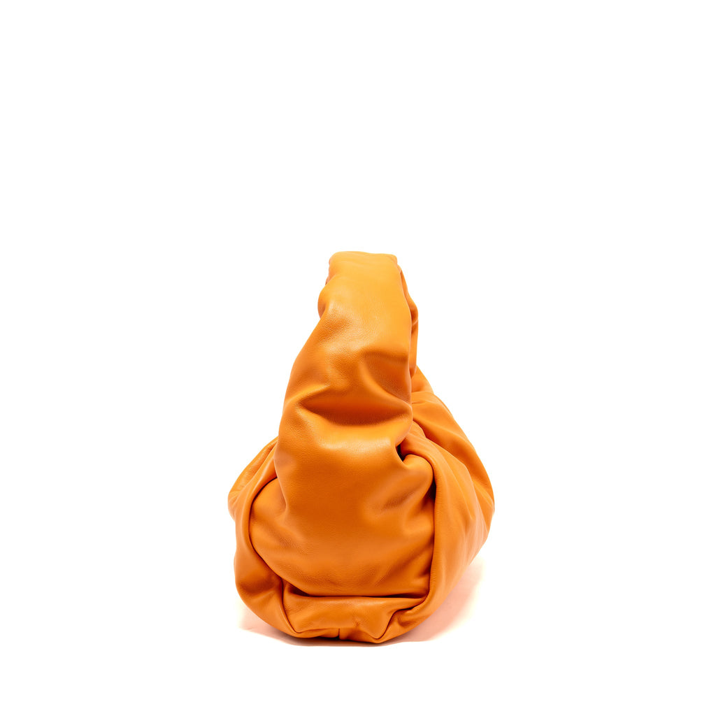 bottega-veneta-shoulder-pouch-calfskin-orange-ghw