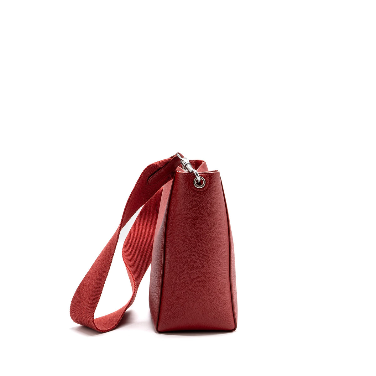 celine-sangle-small-bucket-bag-grained-calfskin-red-shw