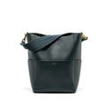 celine-sangle-bucket-bag-calfskin-dark-green-ghw-2