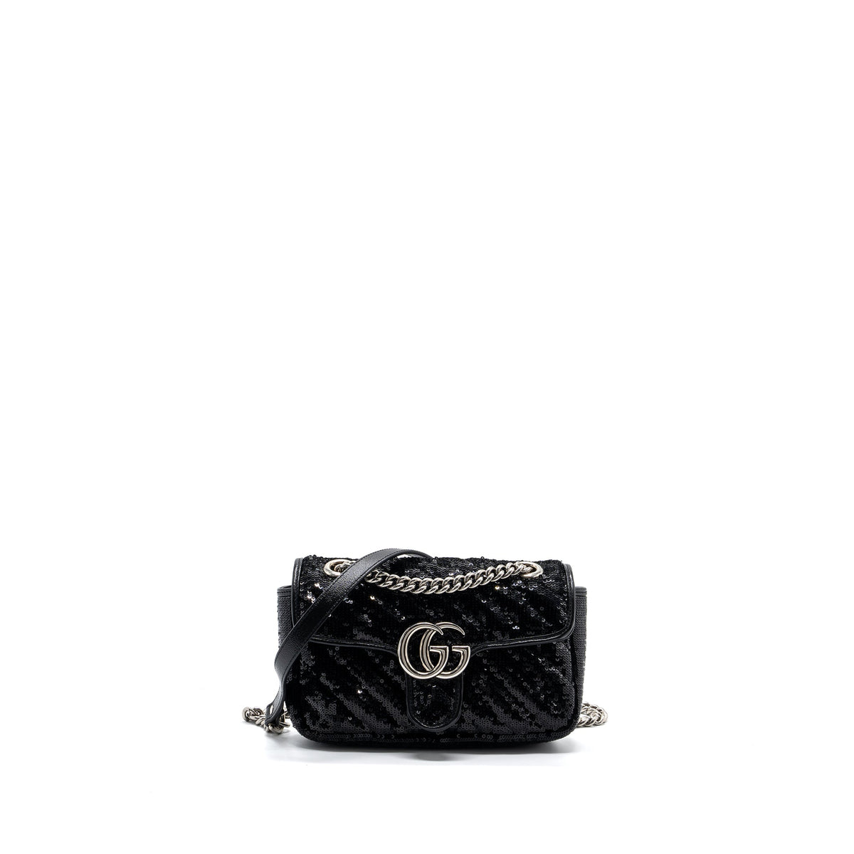 gucci-mini-gg-marmont-matelasse-bag-sequin-black-shw