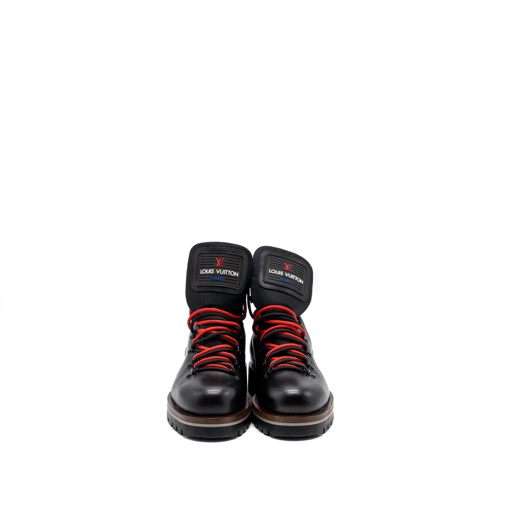 louis-vuitton-size-8-men-s-boots-leather-black-multicolour