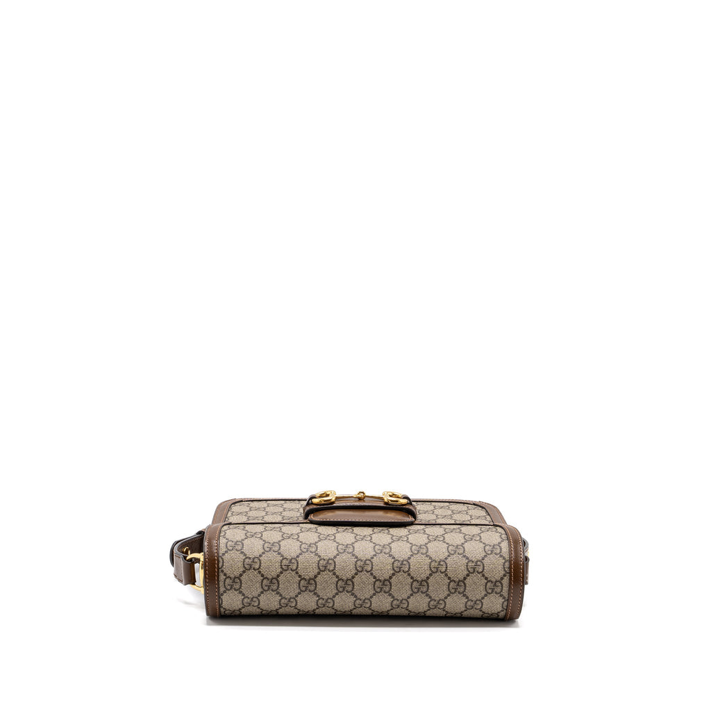 gucci-horsebit-1955-shoulder-bag-gg-supreme-canvas-leather-brown-ghw