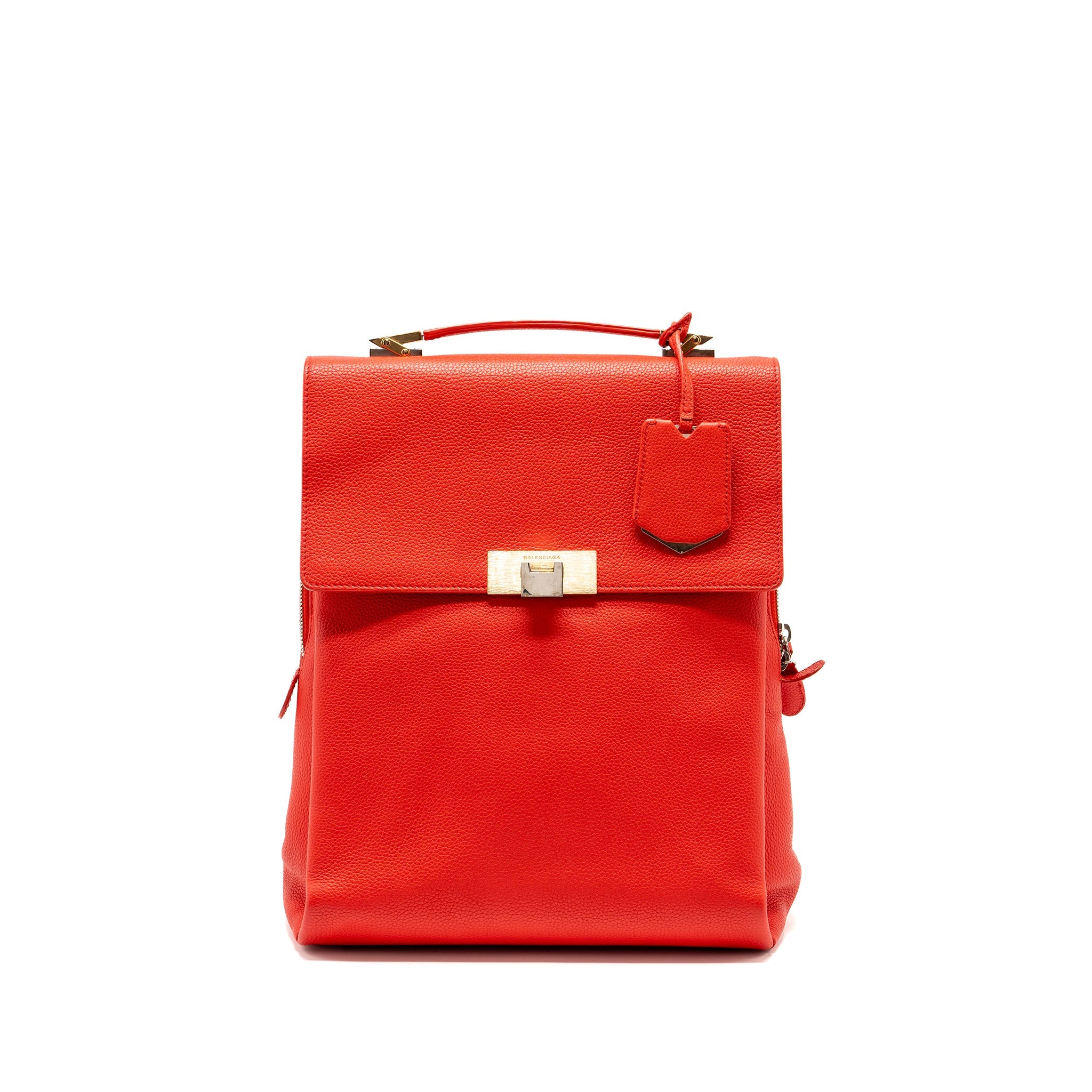 balenciaga-backpack-calfskin-red-ghw
