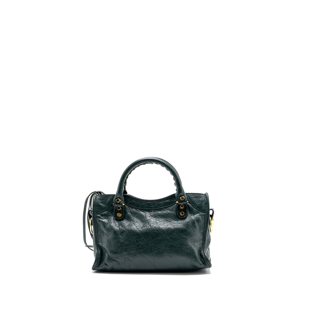 balenciaga-mini-city-bag-dark-green-ghw