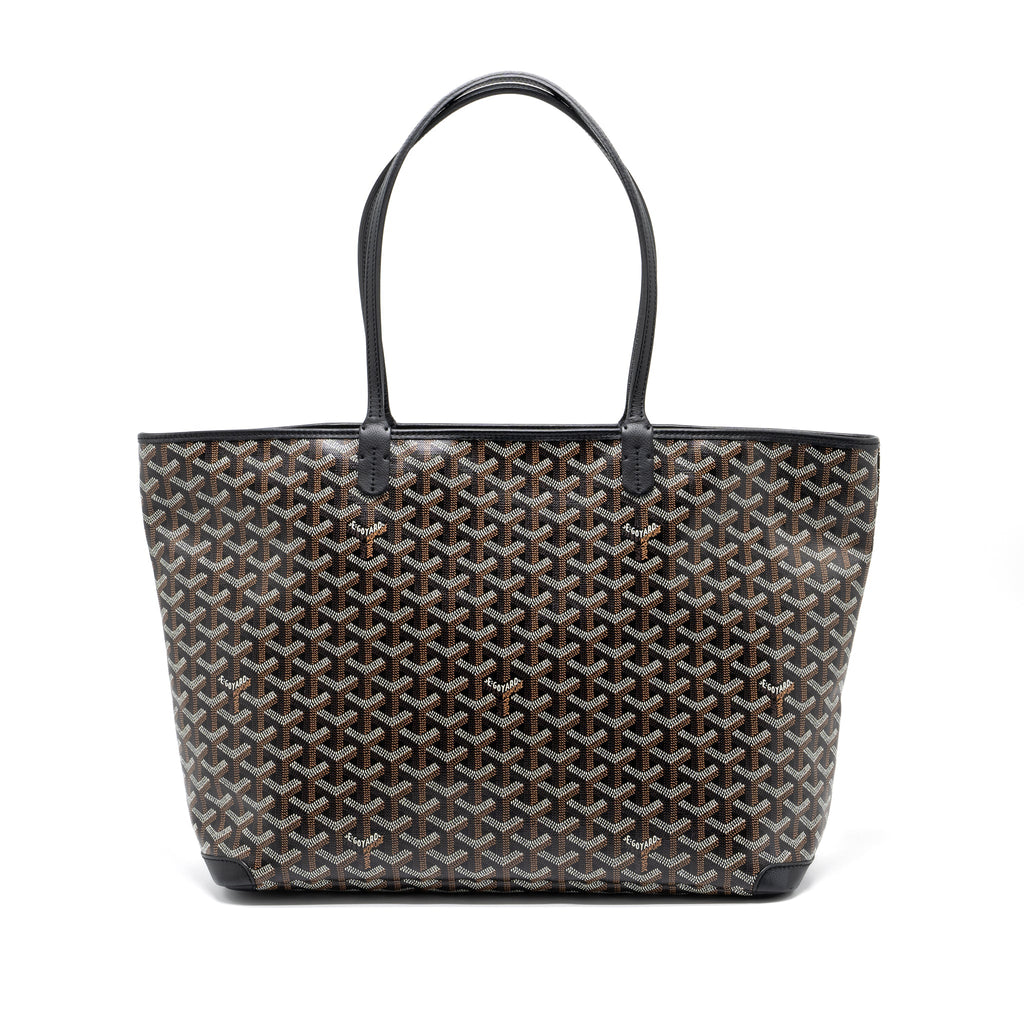 goyard-artois-tote-goyardine-canvas-black-shw