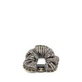 chanel-22k-hair-tie-tweed-leather-chain-detail-scrunchie-beige-black-ecru-ghw