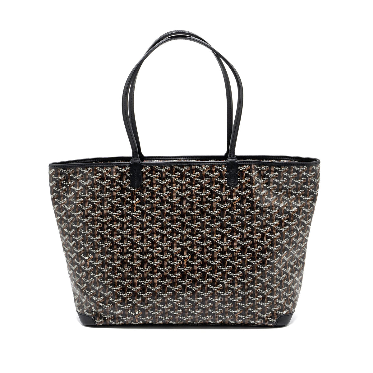 goyard-artois-tote-goyardine-canvas-black-shw