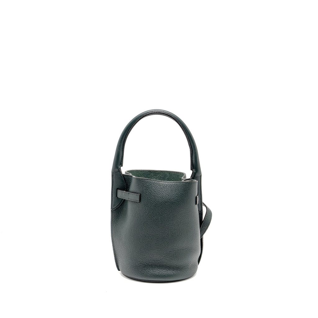 celine-nano-bucket-big-bag-grained-calfskin-dark-green-shw