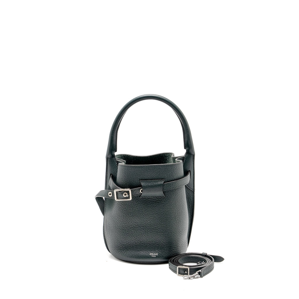 celine-nano-bucket-big-bag-grained-calfskin-dark-green-shw
