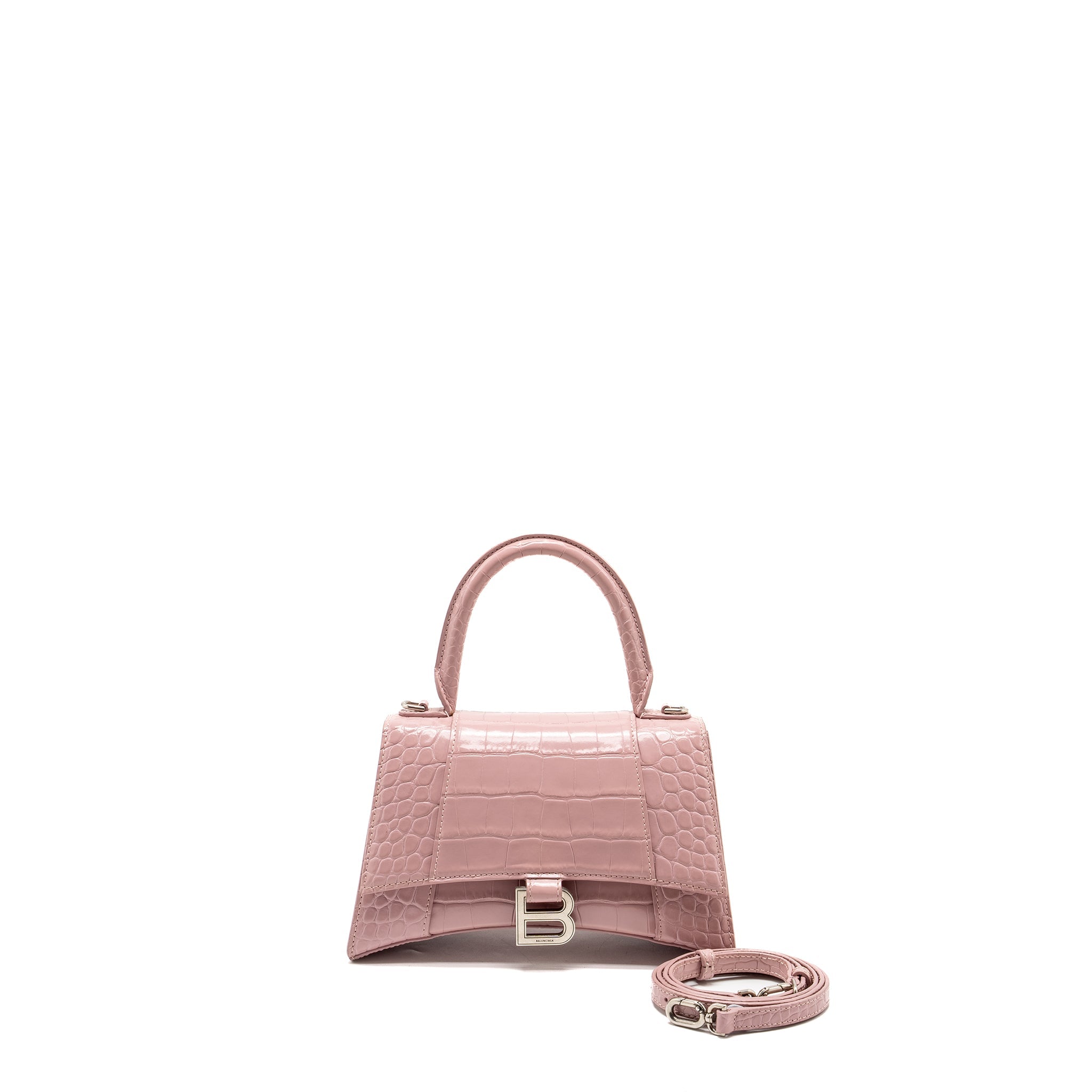balenciaga-hourglass-s-croc-embossed-calfskin-pink-shw