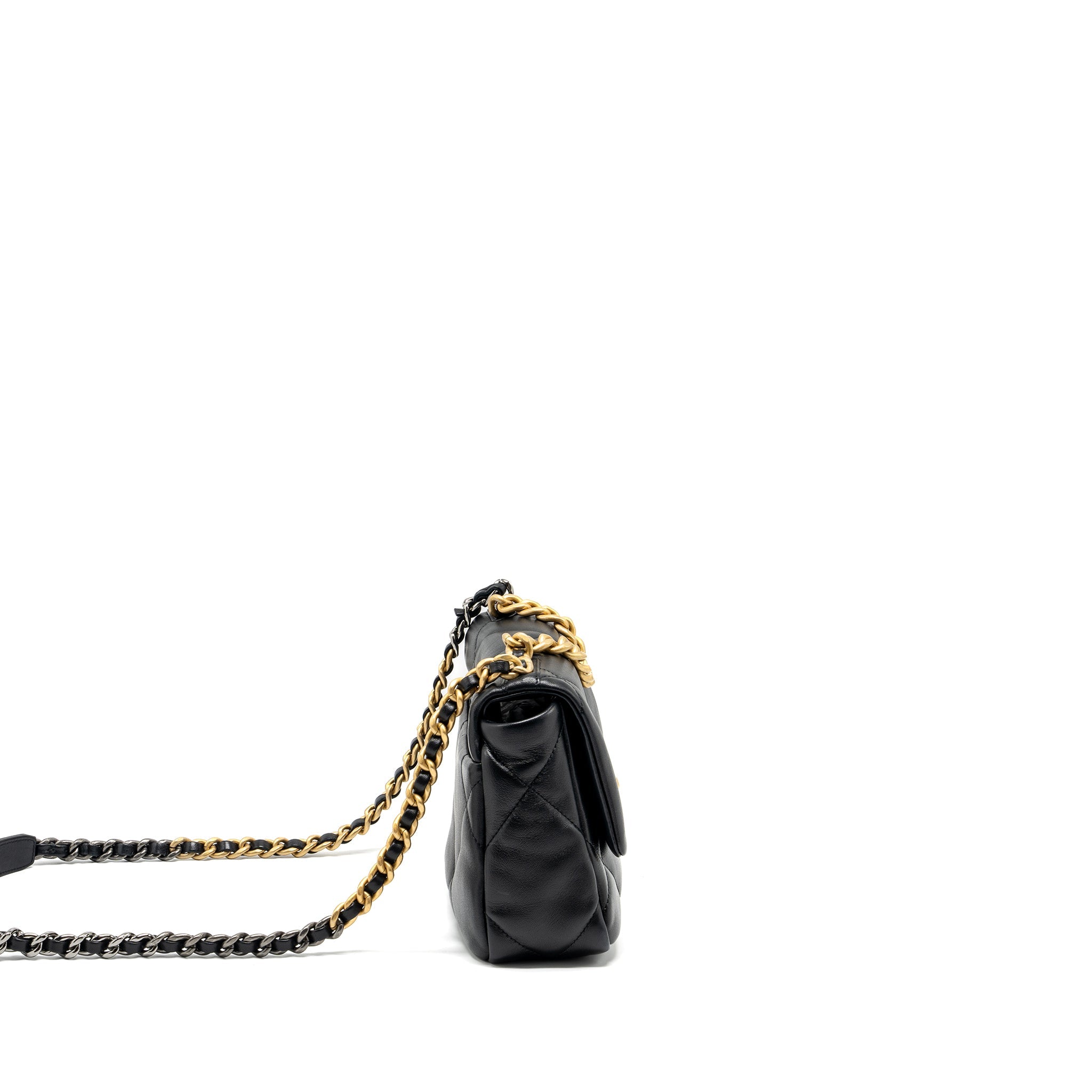 chanel-small-19-bag-lambskin-black-multicolour-hardware-microchip-4