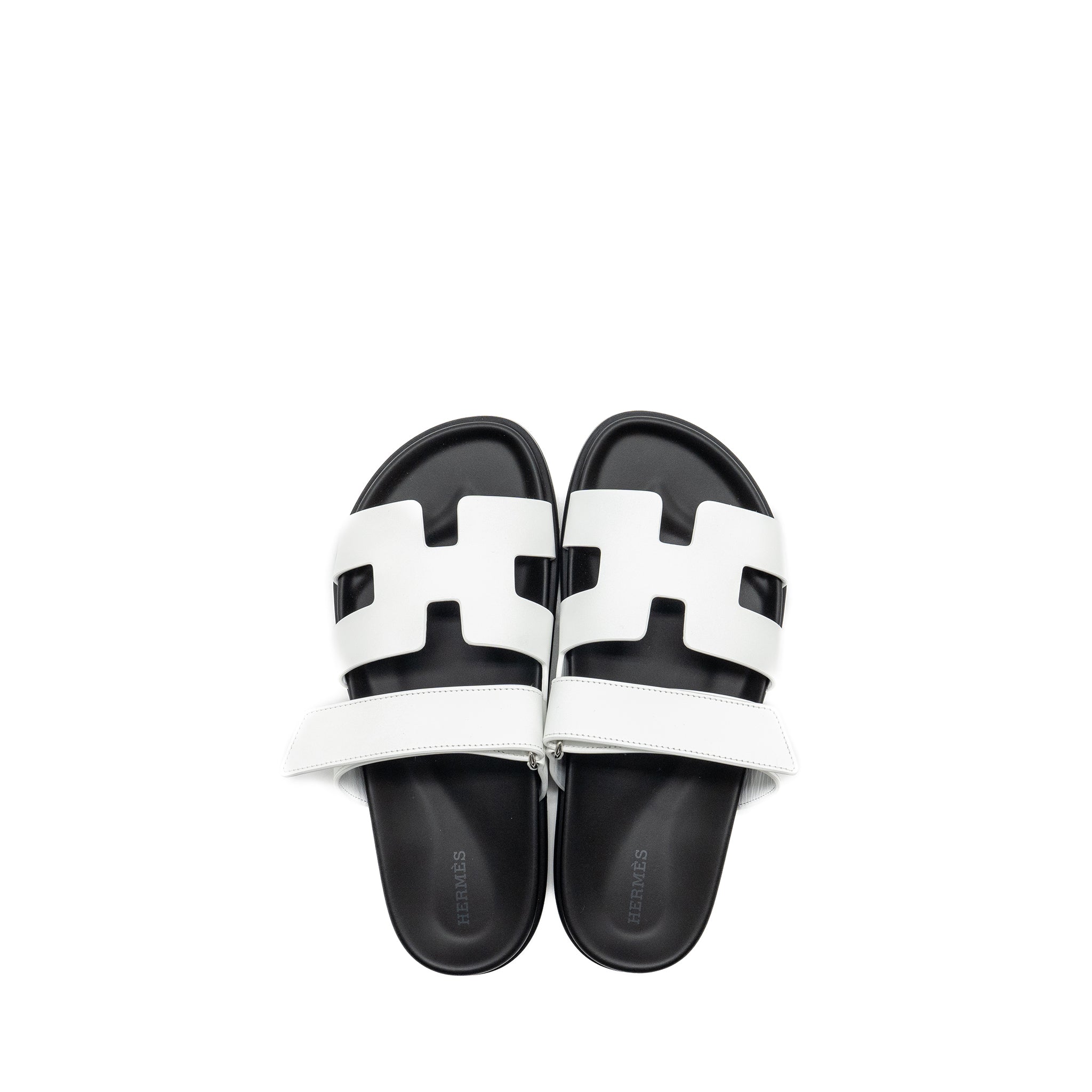 hermes-size-39-chypre-sandals-white-black-1