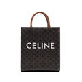 celine-vertical-cabas-triomphe-canvas-leather-ghw