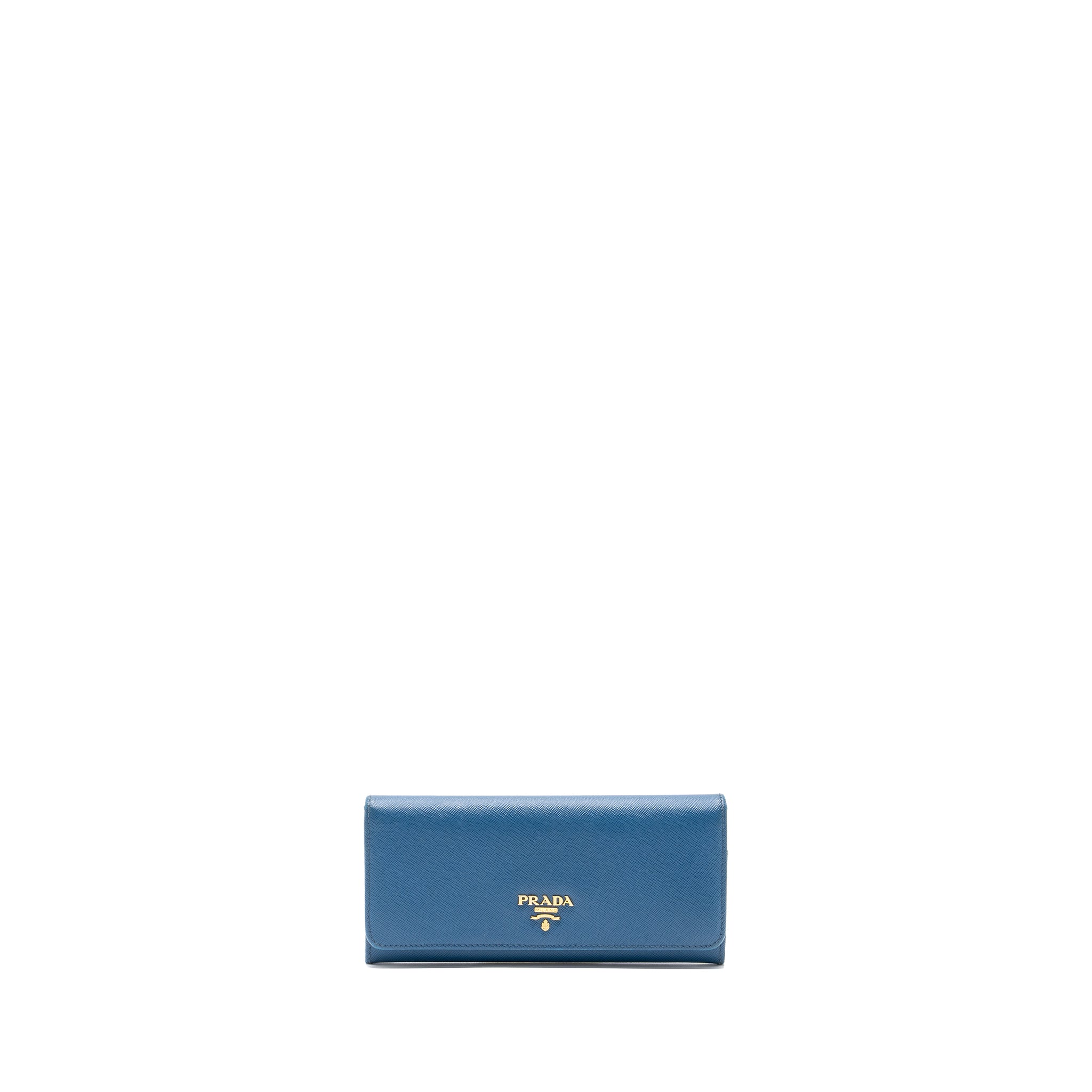 prada-saffiano-long-wallet-calfskin-blue-ghw