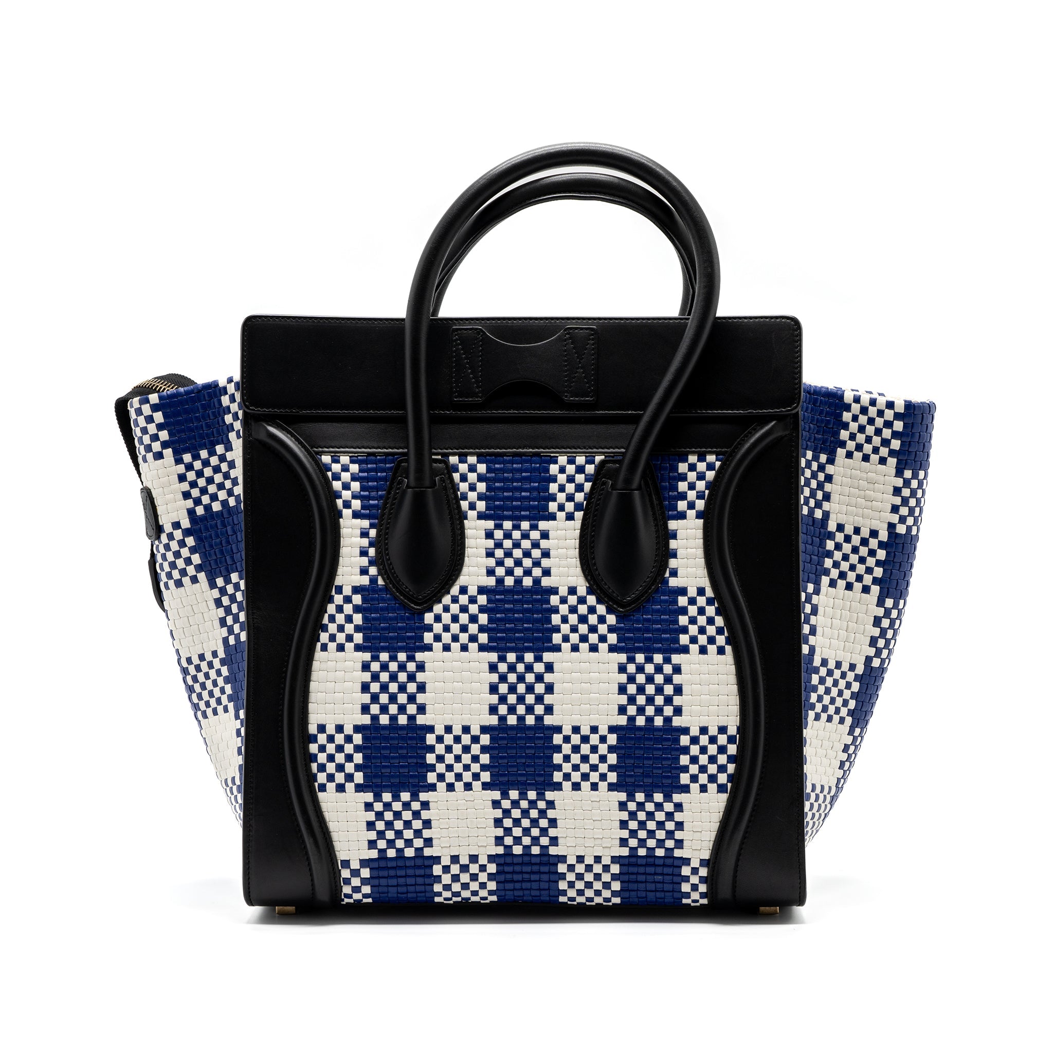 celine-mini-luggage-tote-leather-multicolour-ghw