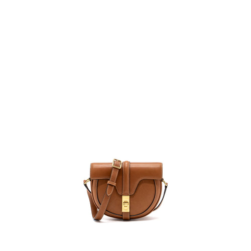 celine-besace-bag-calfskin-brown-ghw