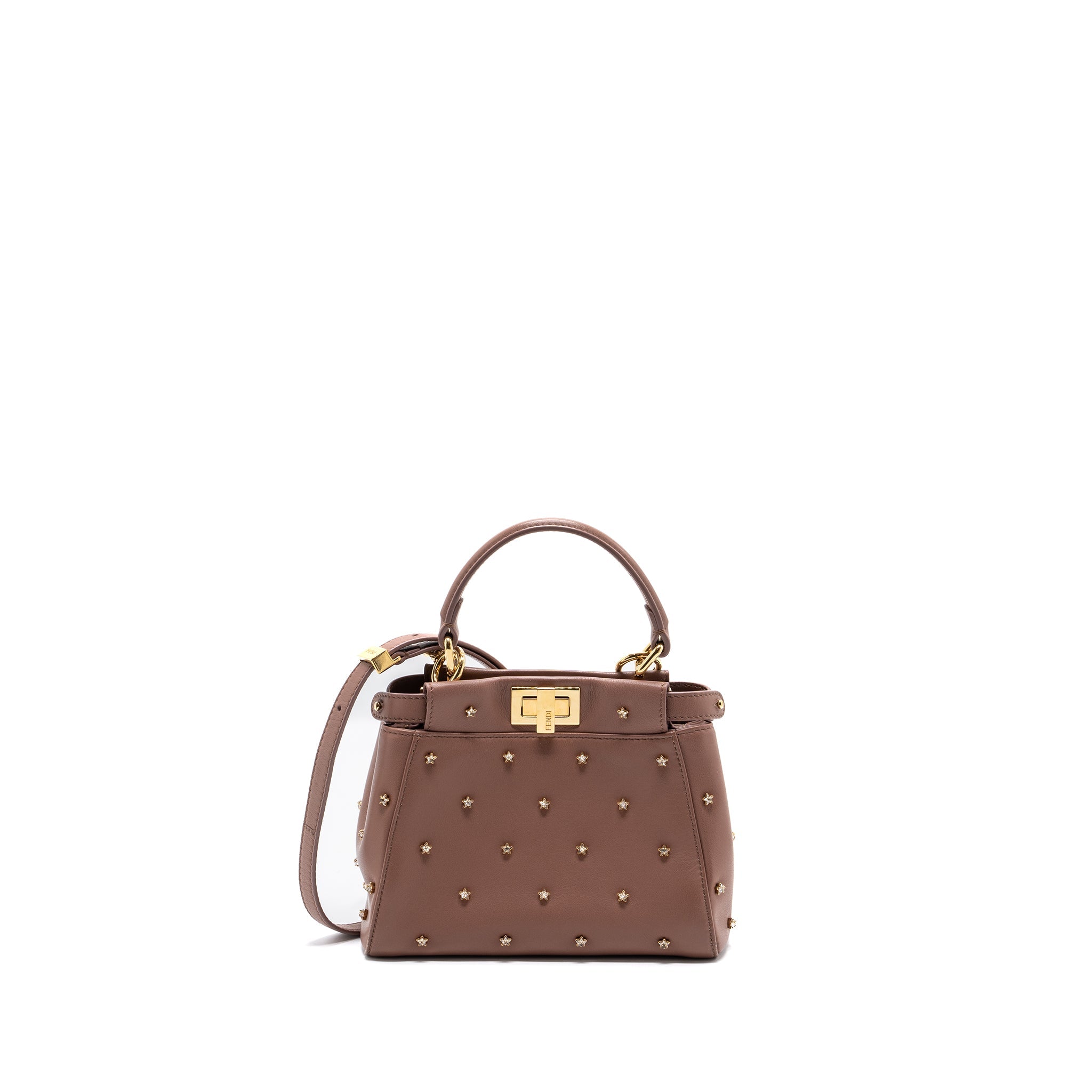 fendi-mini-peekaboo-star-crystal-lambskin-dark-pink-ghw-copy
