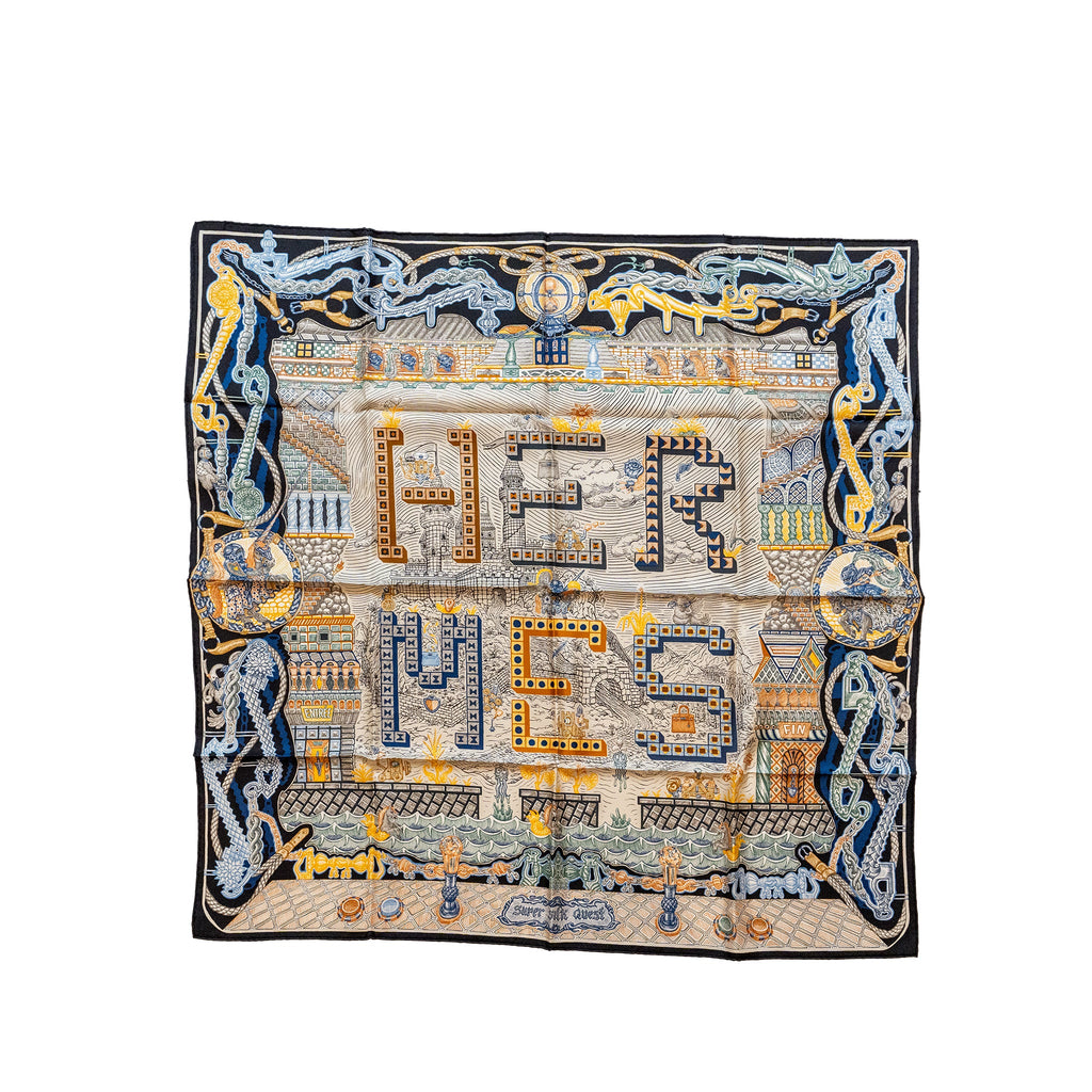 hermes-90cm-silk-scarf-super-silk-quest-black-bleu-beige