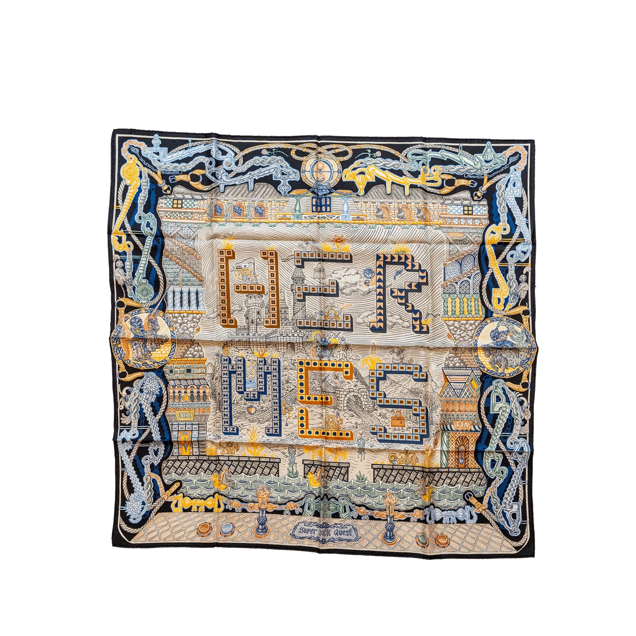 hermes-90cm-silk-scarf-super-silk-quest-black-bleu-beige