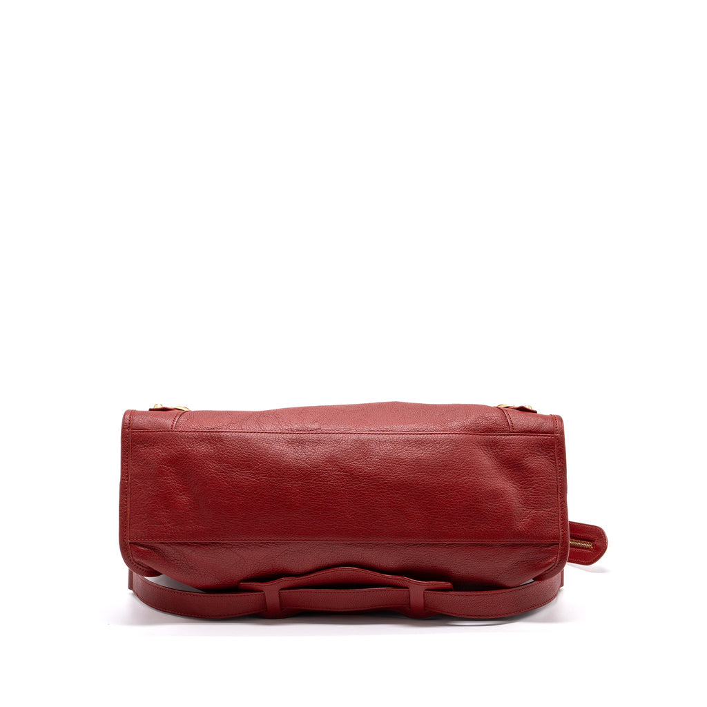 balenciaga-city-bag-leather-red-lghw