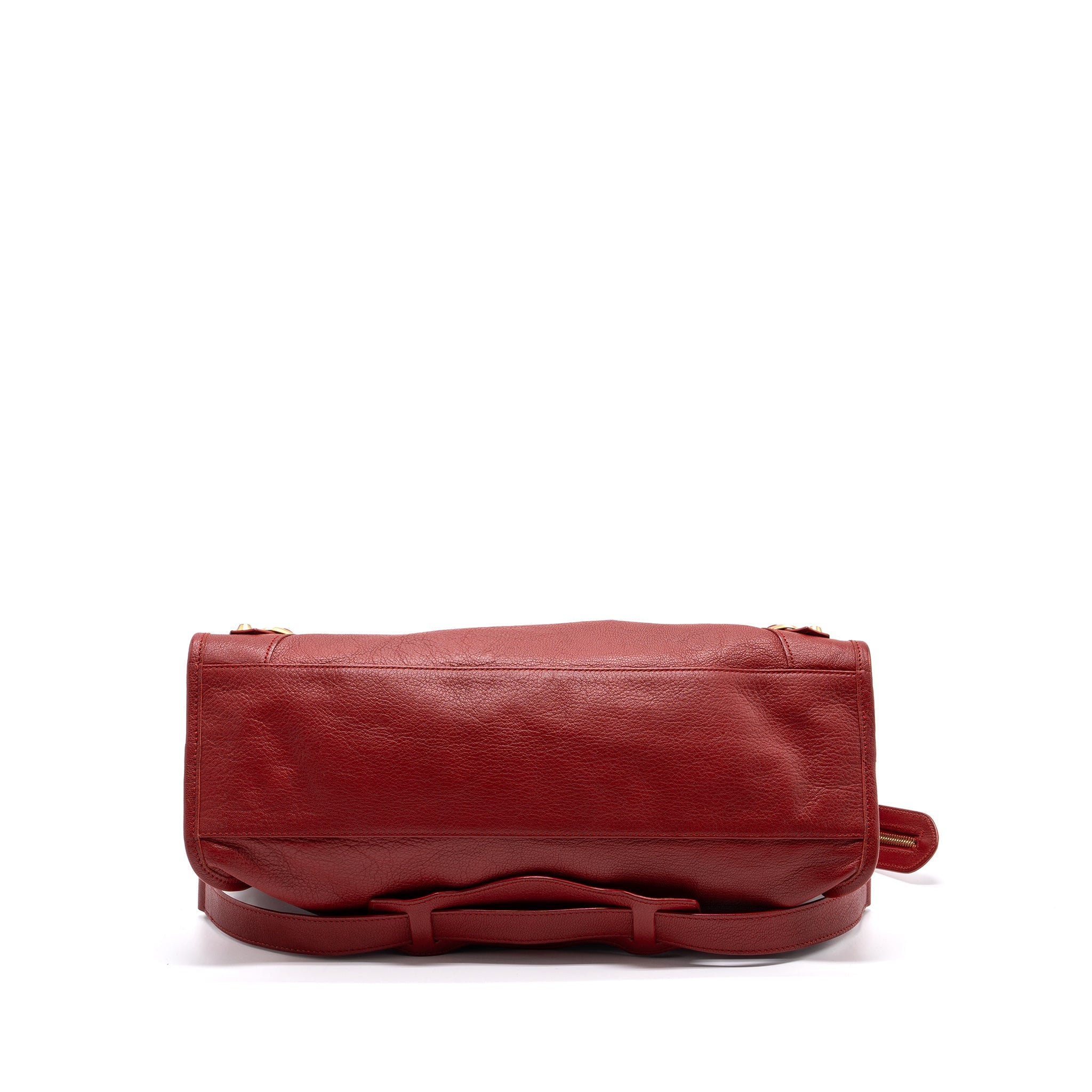 balenciaga-city-bag-leather-red-lghw
