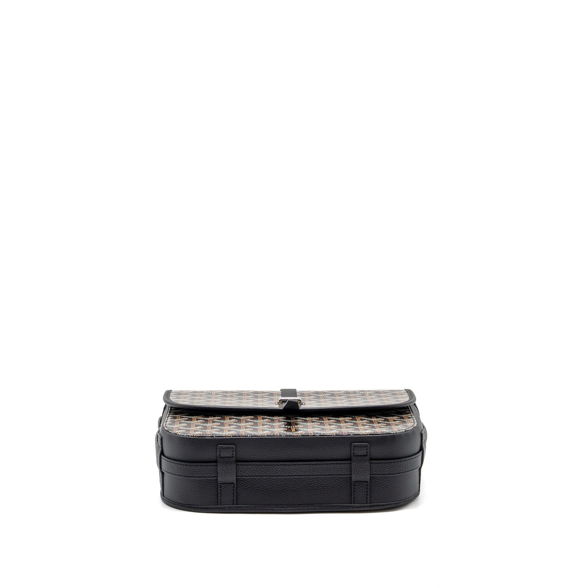 goyard-belvedere-mm-messanger-bag-goyardline-canvas-calfskin-black-shw