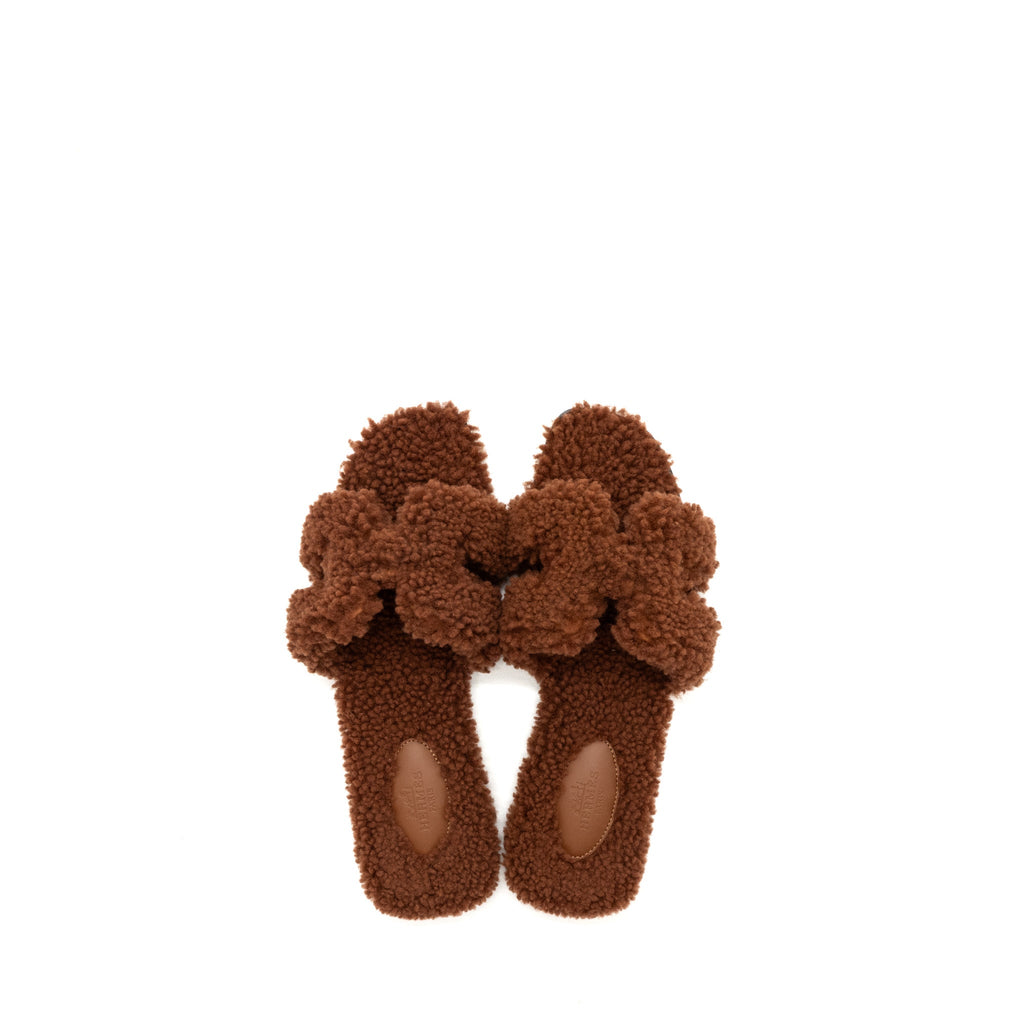 hermes-size-37-5-oran-sandal-shearling-dark-brown
