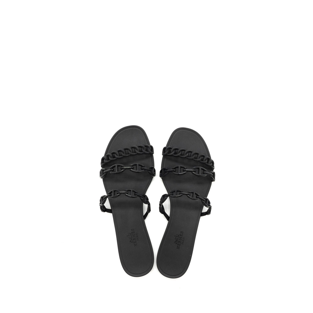 hermes-size-38-chaine-d-ancre-rivage-sandals-black