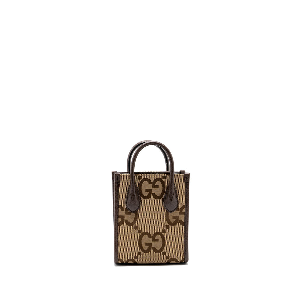 gucci-mini-jumbo-gg-tote-bag-canvas-leather-camel-and-ebony-ghw