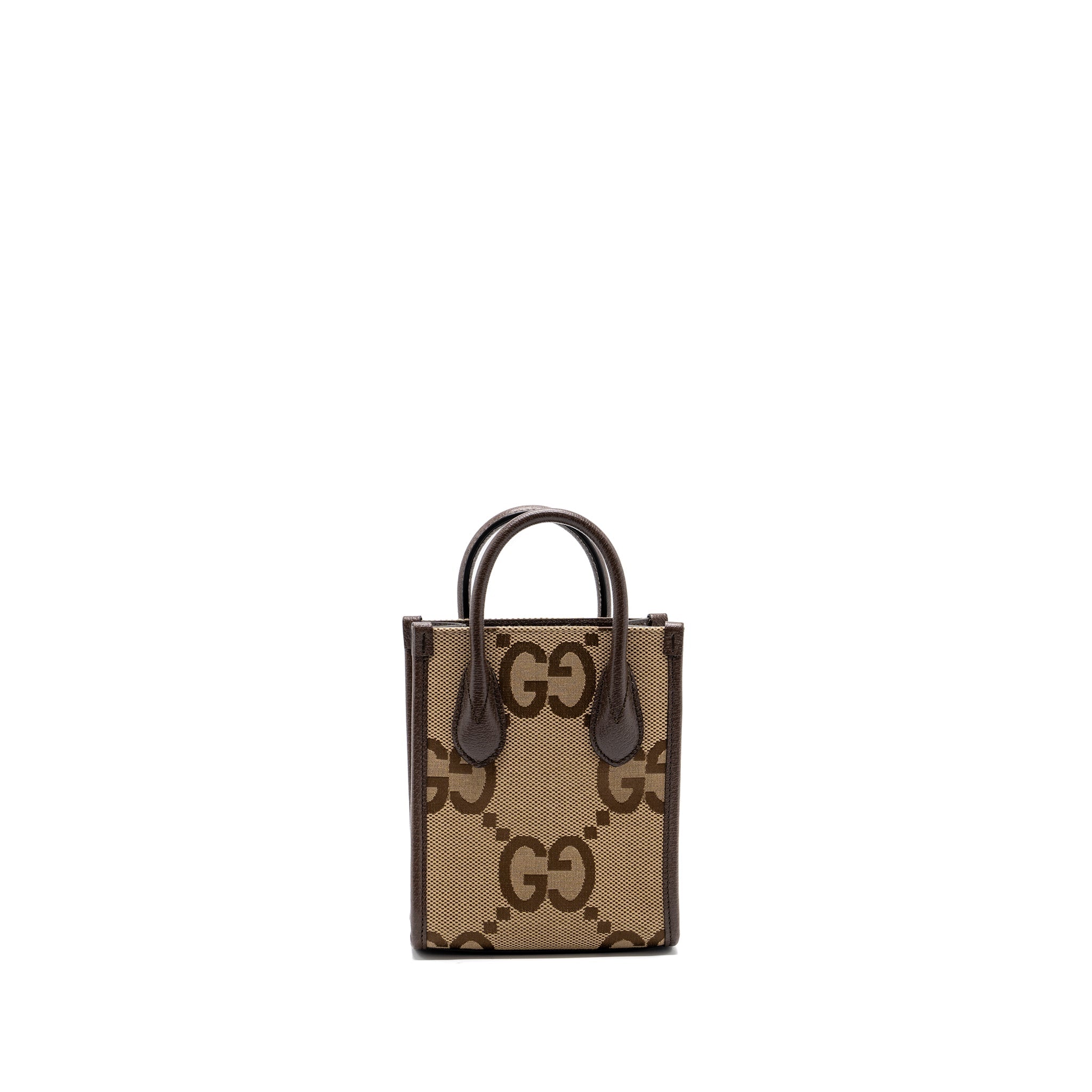 gucci-mini-jumbo-gg-tote-bag-canvas-leather-camel-and-ebony-ghw