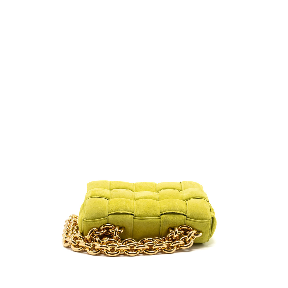 bottega-veneta-chain-cassette-suede-light-green-ghw