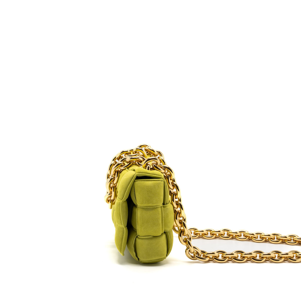 bottega-veneta-chain-cassette-suede-light-green-ghw