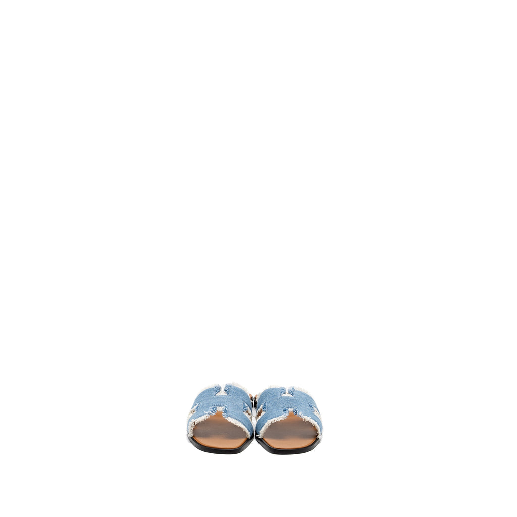 hermes-size-37-5-oran-sandals-toile-de-cotton-blue-clair