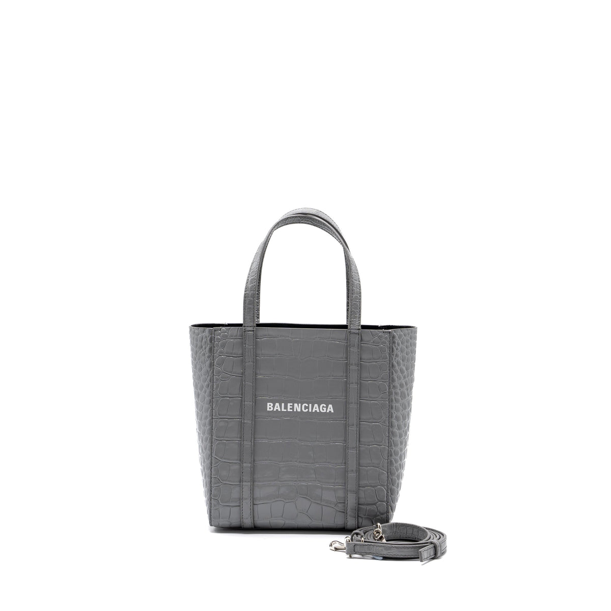 balenciaga-xxs-everyday-tote-bag-crocodile-embossed-calfskin-grey-shw