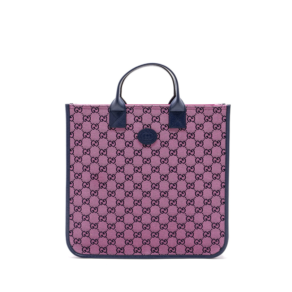 gucci-kids-tote-bag-canvas-leather-pink-dark-blue