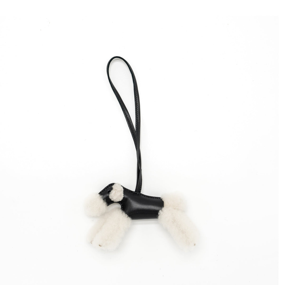 hermes-budy-shearing-bag-charm-ecru-black-1