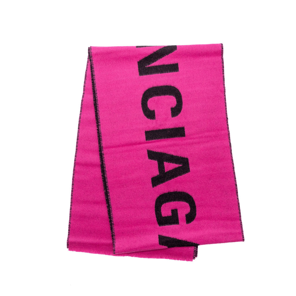 balenciaga-30-205cm-logo-scarf-wool-pink-multicolour
