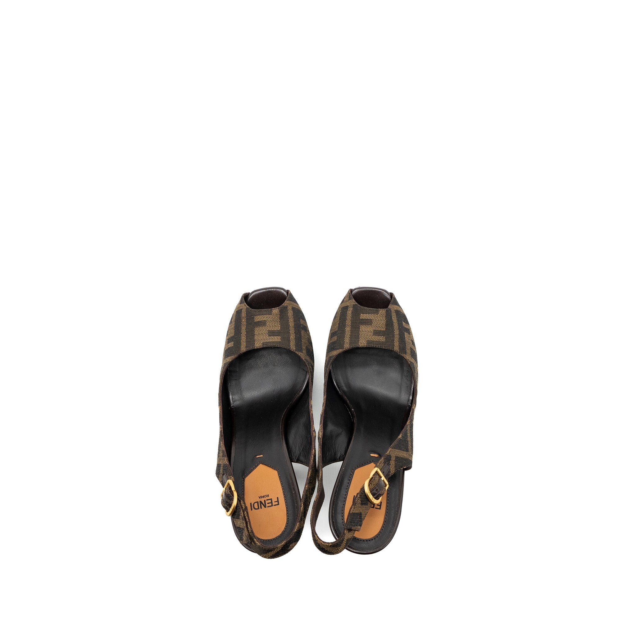 fendi-size-37-high-heal-sandals-fabric-brown