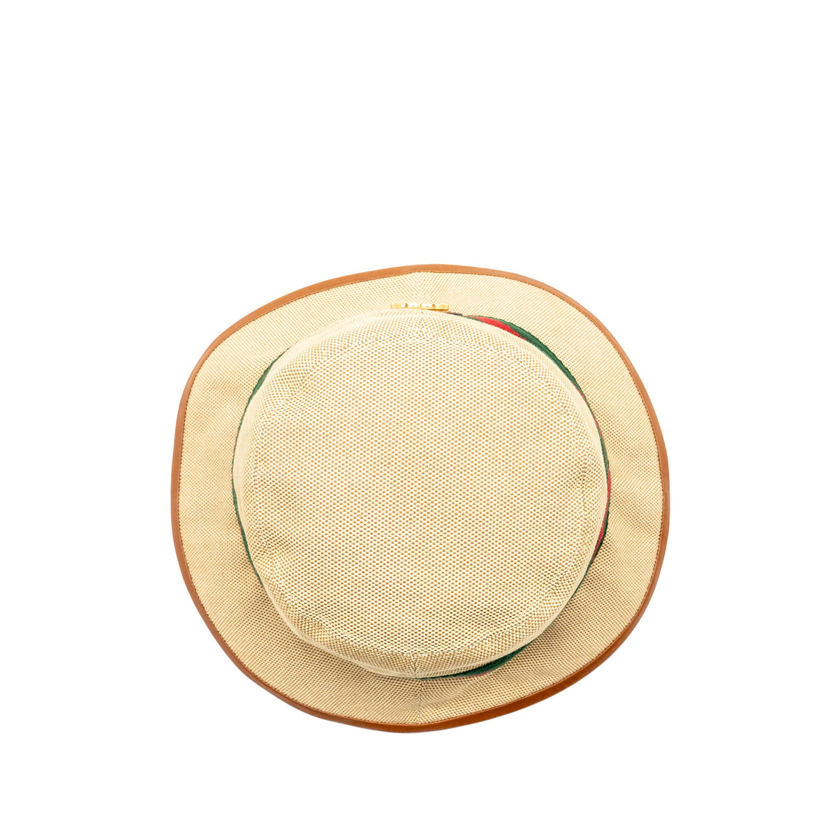 gucci-size-m-bucket-hat-canvas-brown-ghw