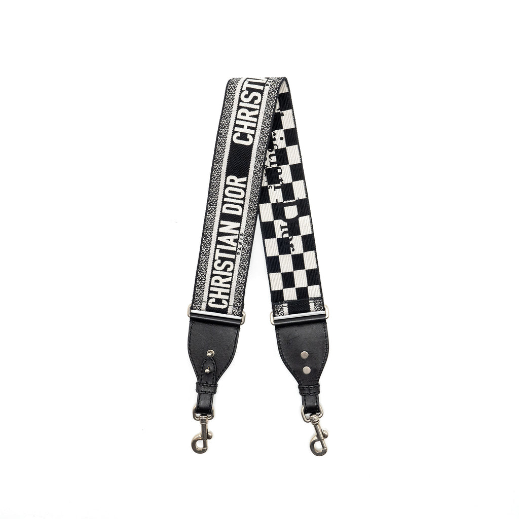 dior-shoulder-strap-canvas-calfskin-black-white-shw