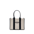 balenciaga-small-tote-bag-canvas-and-leather-black-white-ghw