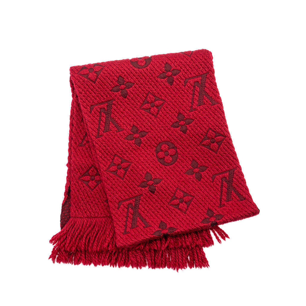 louis-vuitton-logomania-scarf-wool-silk-red